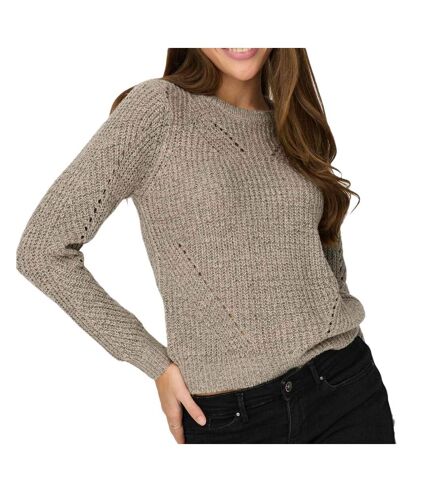 Pull en Maille Beige Femme JDY Felo Struc - L