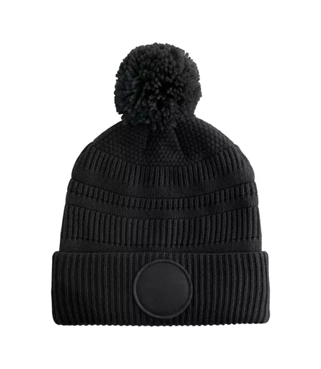 Bonnet Motif/style Écusson Homme Noir Beechfield