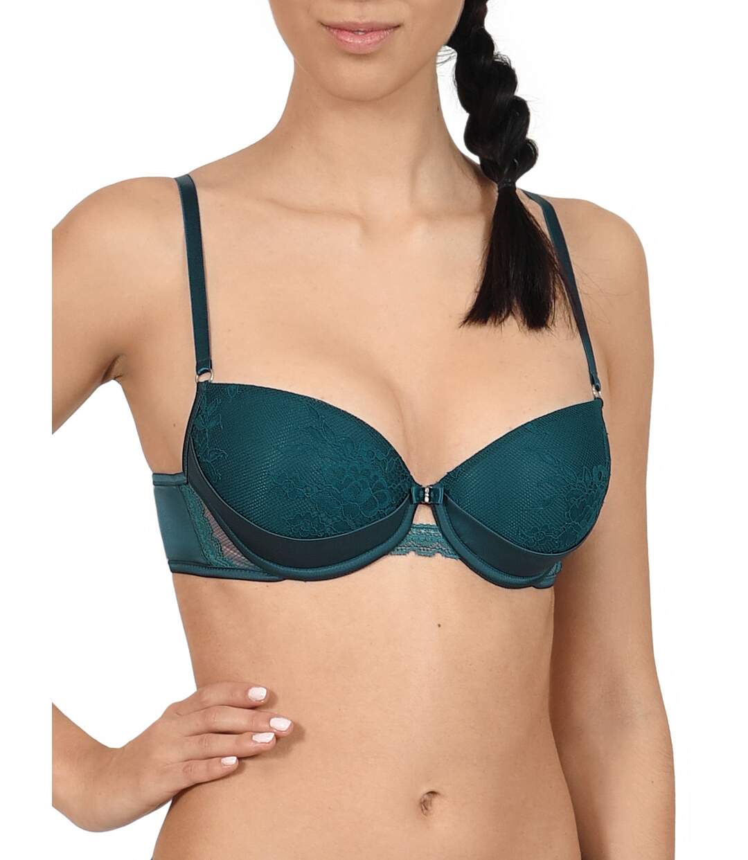 Soutien-gorge préformé Eternity vert Lisca