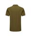 Mens Contrast Tipped Polo Shirt Khaki Slazenger-2
