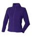 Henbury Womens/Ladies Microfleece Anti-Pill Jacket (Purple)