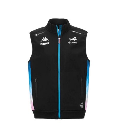 Veste sans manches noire/turquoise homme kappa abosle - xxl
