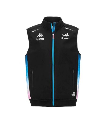 Veste sans manches noire/turquoise homme kappa abosle - xxl