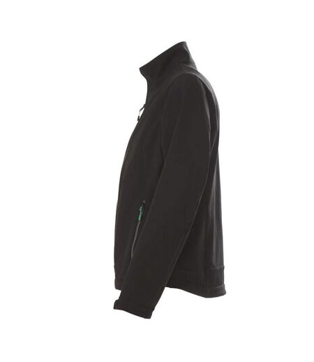 Womens/ladies Trial Soft Shell Jacket Black Printer