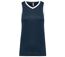 Maillot de basket - femme - PA4051 - bleu marine et blanc-1