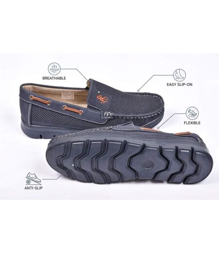 OZABI Mocassins Homme Microperforés Confort Été Semelle Crantée