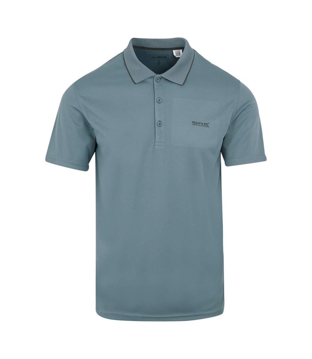 Polo de sport maverick homme gris orageux Regatta-1