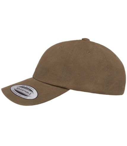 Flexfit By Yupoong Peached Cotton Twill Dad Cap (Loden) - UTRW7578