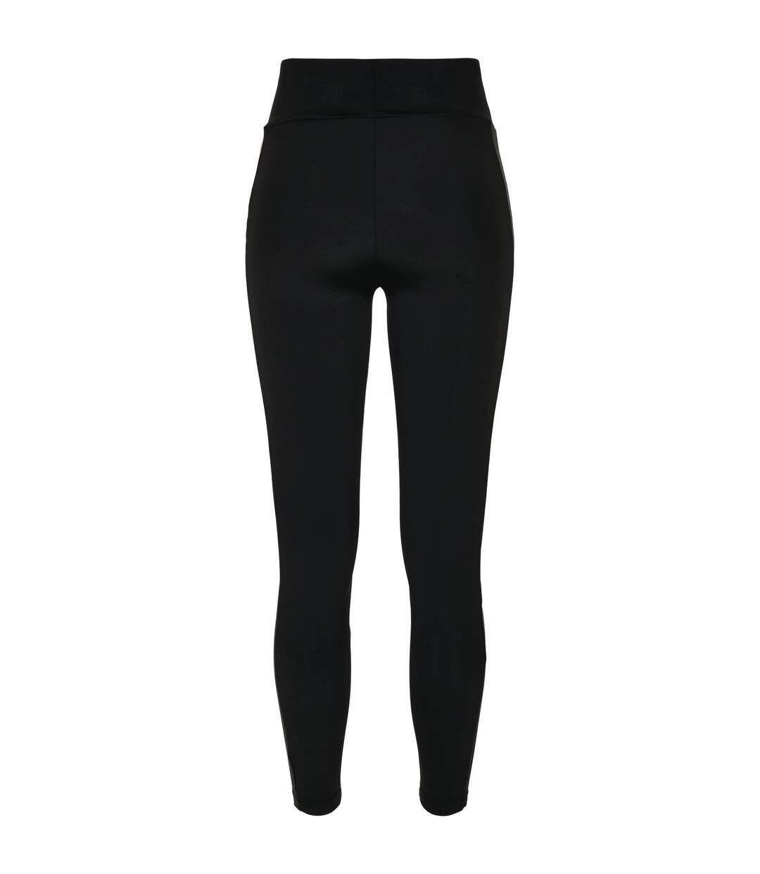 Womens/ladies Shiny Stripe High Waist Leggings Black Black Urban Classics-2