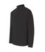 Mens Quarter Zip Track Top Black Finden & Hales-2