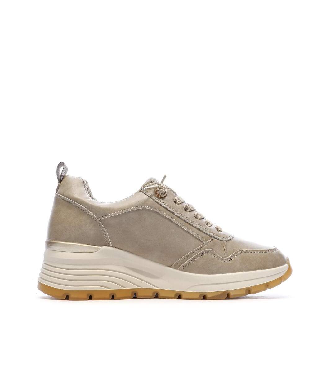 Baskets beige femme refresh 172938-2