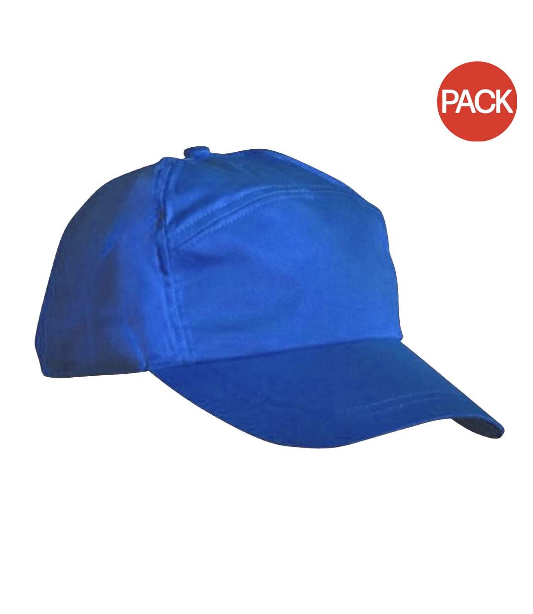 Lot de 2  casquettes unies adulte bleu royal Result-1