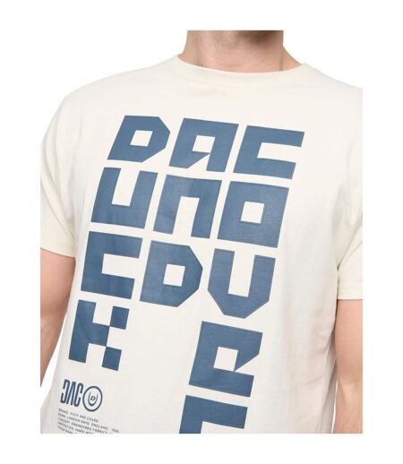 T-shirt squarelarge homme blanc cassé Duck and Cover