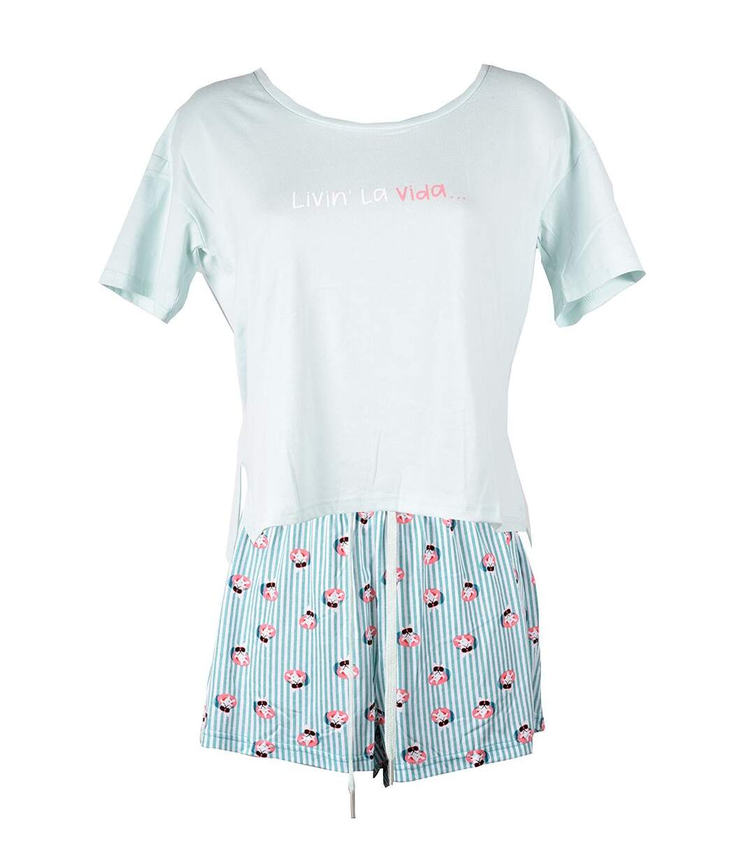 Pyjama Court Femme LITTLE UNICORN LINE MC03 Vert