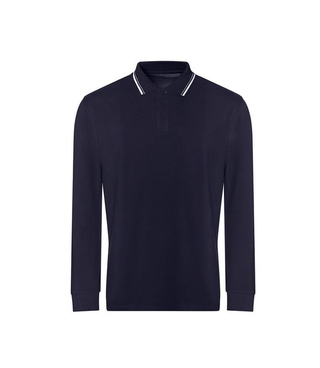 Polo homme bleu marine / blanc Awdis-1