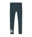 Womens/ladies No.1 Leggings Green Puma-2
