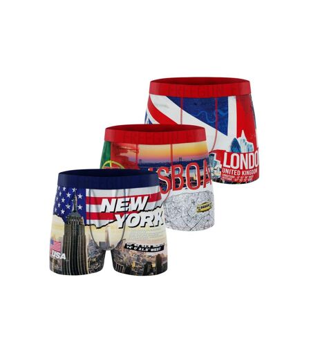 Lot de 3 boxers homme Landscape Freegun