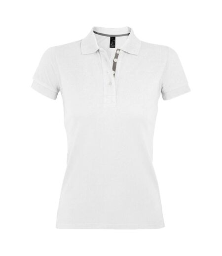 Polo Portland Femme Blanc SOLS