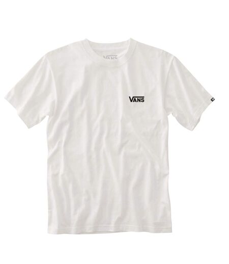 Mens Logo Cotton T-shirt White Vans