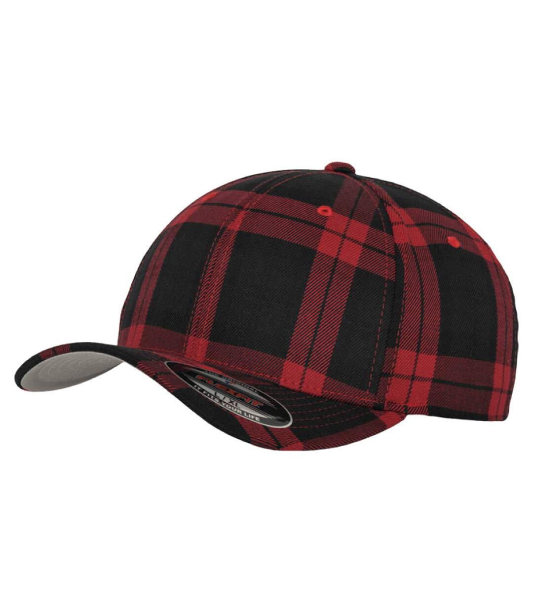 Casquette De Baseball Noir Rouge Flexfit-3