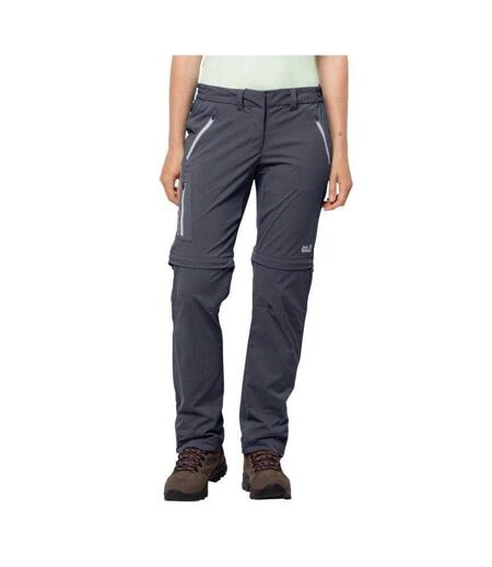 Pantalon Overland Femme Bleu Marine Foncé Jack Wolfskin