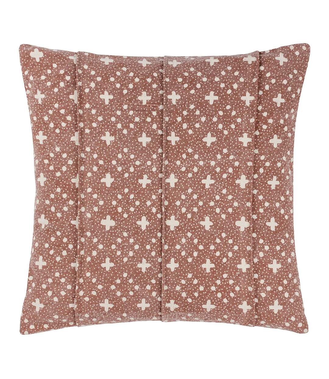 Helm woven organic look woven cushion cover 50cm x 50cm pecan Yard-1