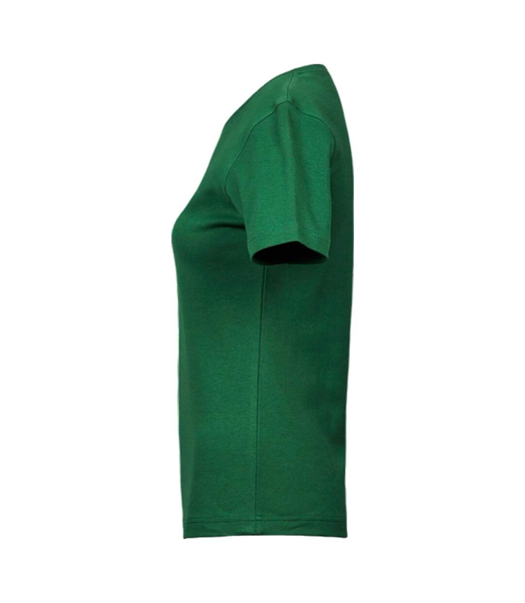 Womens/ladies Interlock T-shirt Forest Green Tee Jays-3