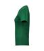 Womens/ladies Interlock T-shirt Forest Green Tee Jays-3