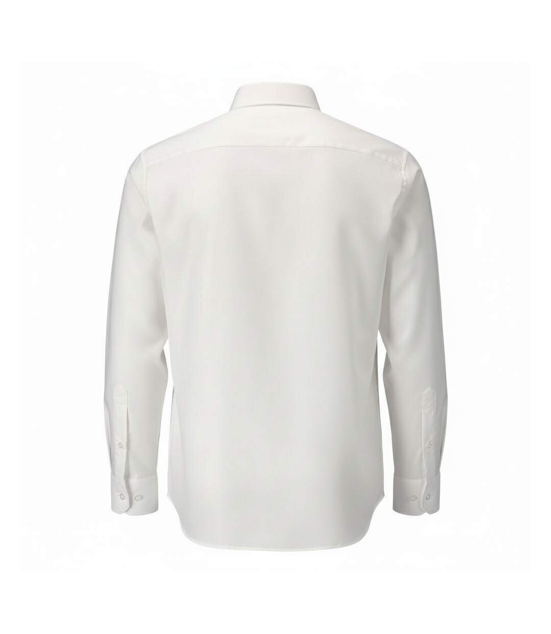 Mens Frontline Poplin Classic Shirt White Mascot-2