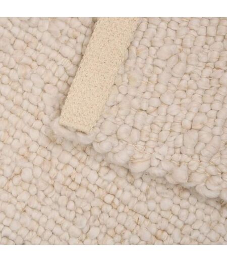 Tapis Effet Laine Volna 80x200cm Ivoire