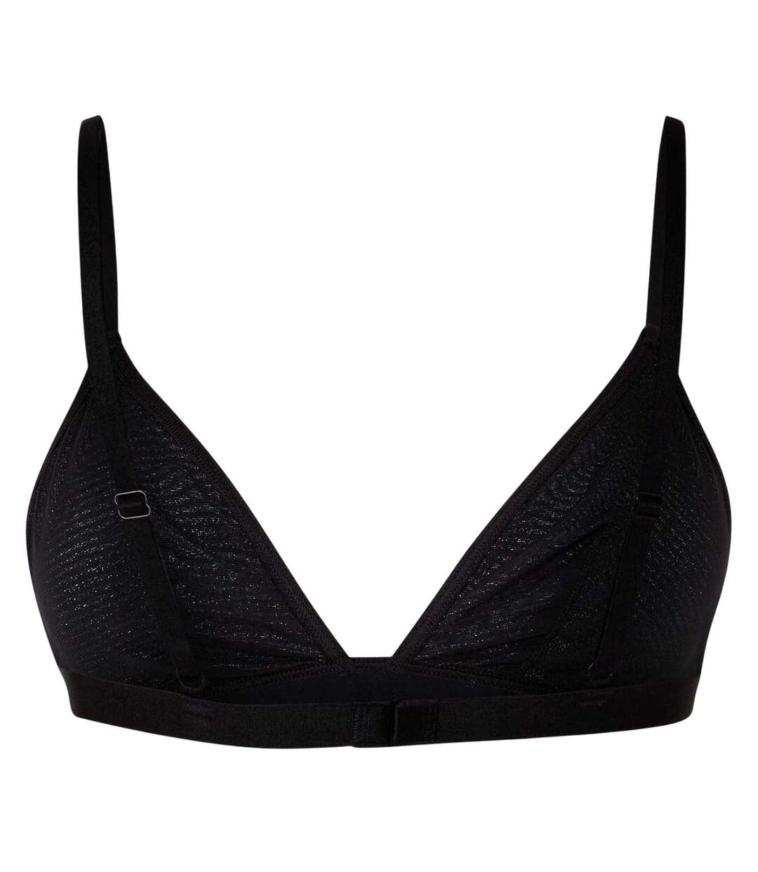 Womens/ladies Lurex Bra Black Hugo-2