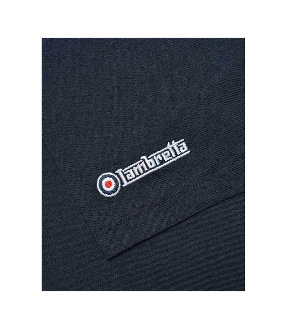 T-shirt Northern Soul Homme Bleu Marine Jaune Or Lambretta-3