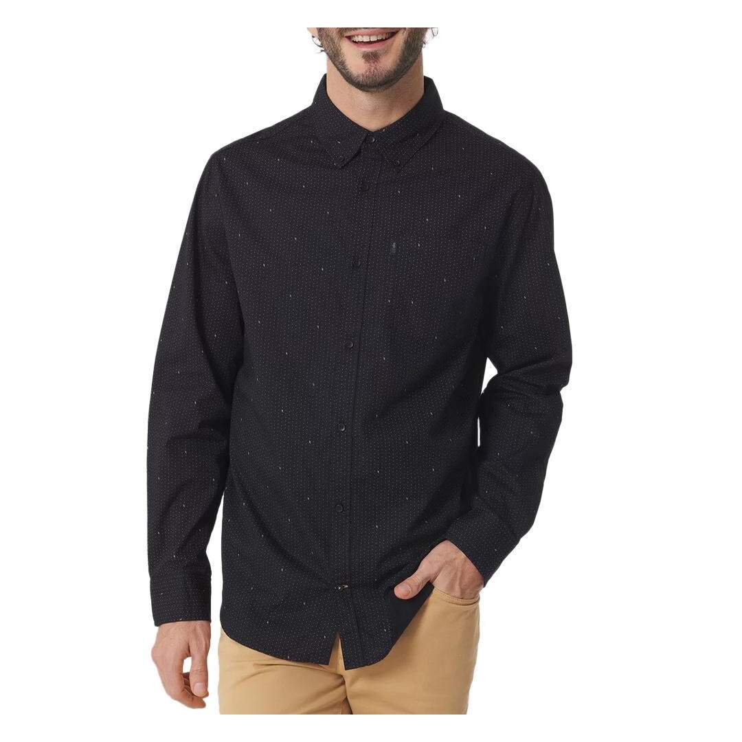 Chemise Noire Homme TBS SYRAHCHE - 3XL-1