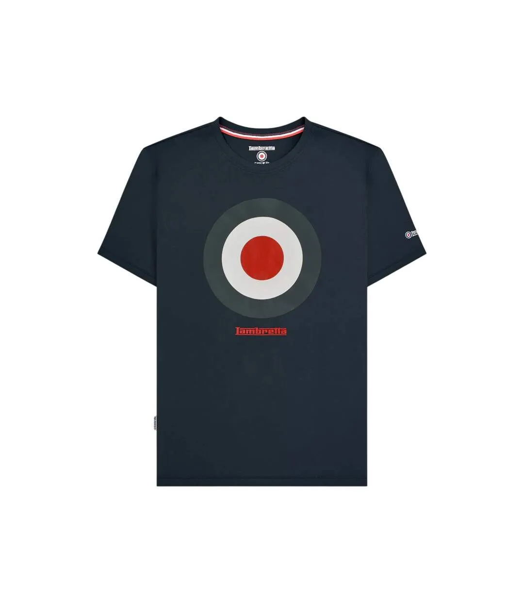 Mens Target Cotton T-shirt Navy Lambretta-2