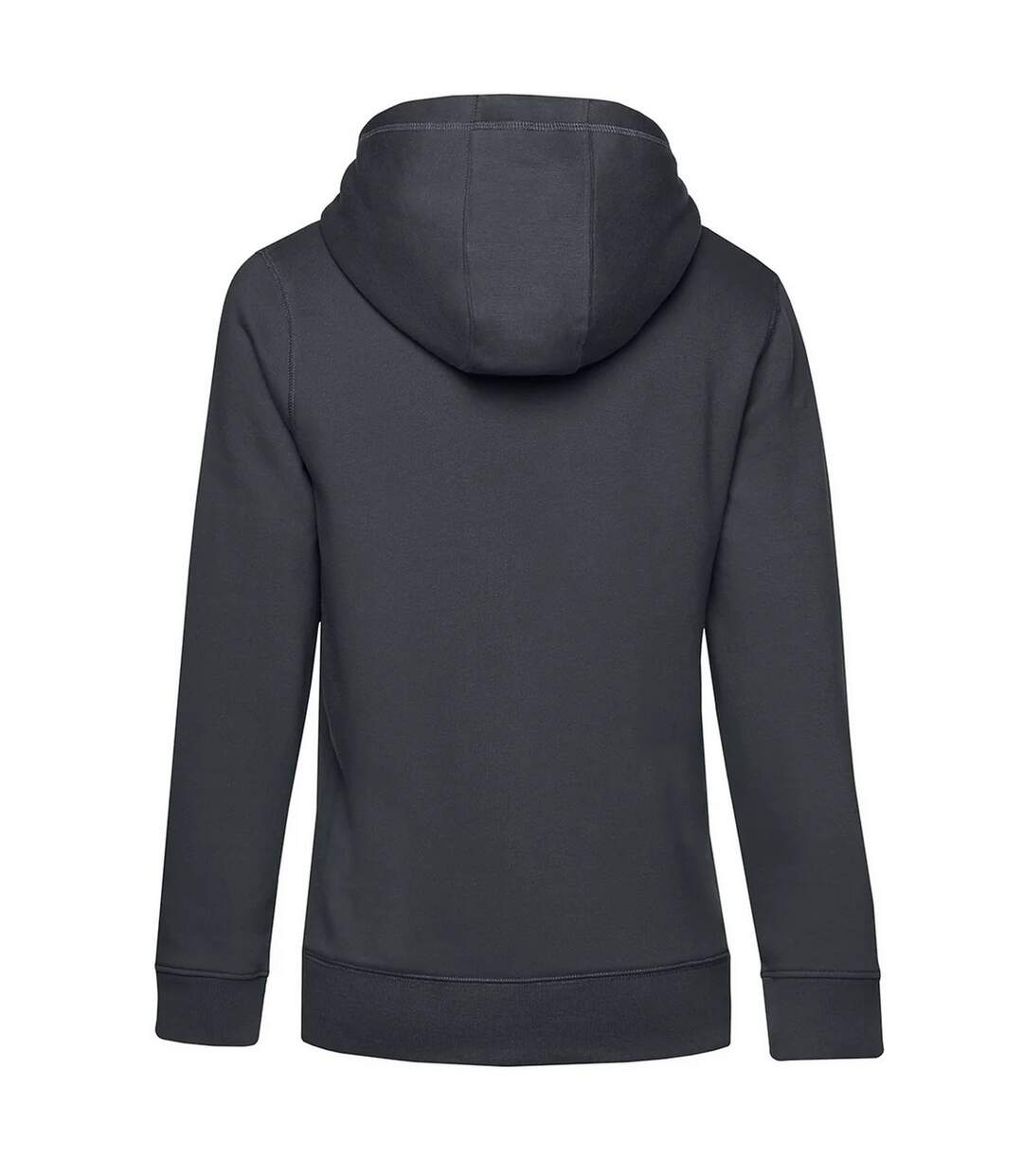 Womens/ladies queen hoodie asphalt B&C