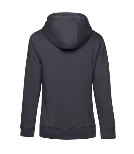 Womens/ladies queen hoodie asphalte B&C