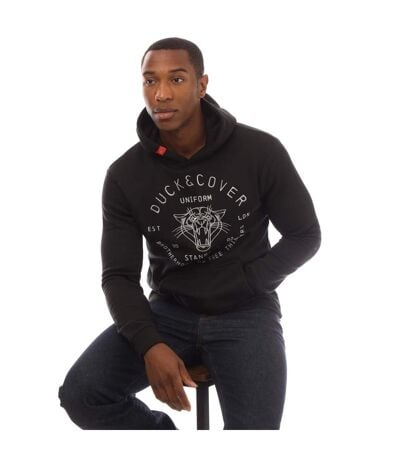 Mens Raylan Hoodie Black Duck And Cover