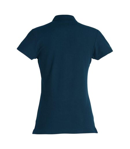 Clique Womens/Ladies Plain Polo Shirt (Dark Navy)