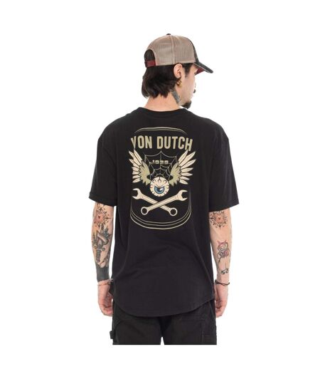 T-shirt homme comfort en jersey 180GSM print devant et dos Jacob Vondutch