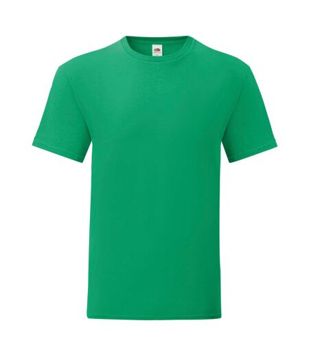 Fruit Of The Loom Mens Iconic T-Shirt (Pack of 5) (Kelly Green)