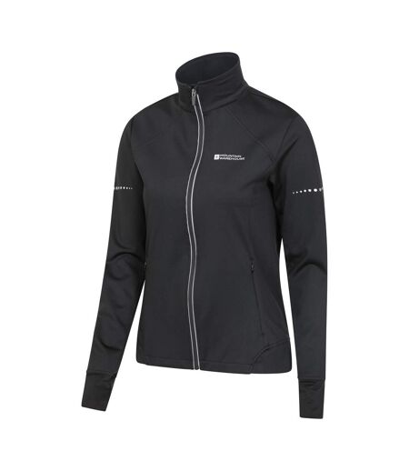 Womens/ladies shift windproof cycling jacket black Mountain Warehouse