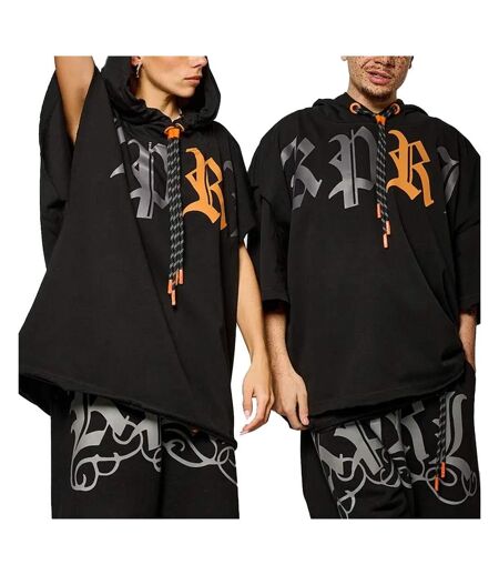 Sweat noir/orange homme kaporal vank