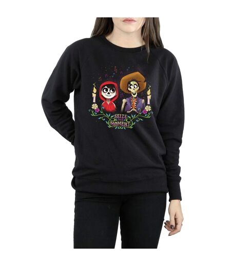 Disney Sweatshirt Coco Miguel And Hector Femme/Ladies (Noir) - UTBI3580