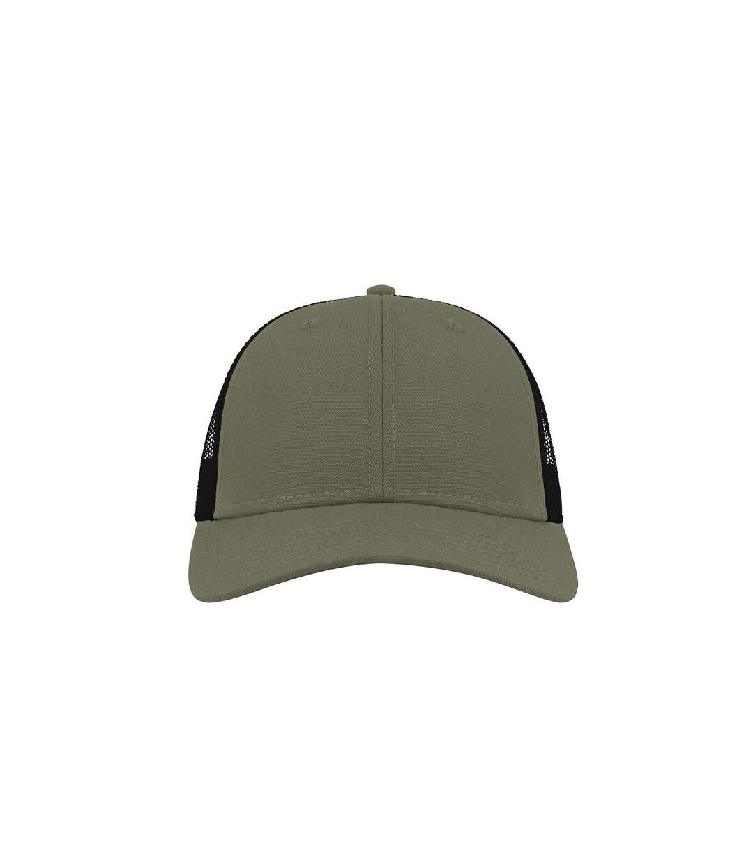 Casquette De Baseball Three Olive Noir Atlantis Headwear-1