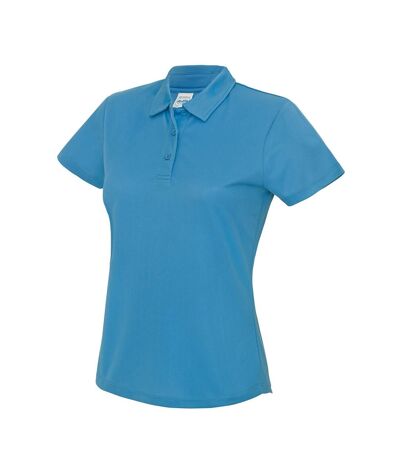 Awdis Womens/Ladies Moisture Wicking Lady Fit Polo Shirt (Sapphire Blue) - UTPC7265
