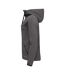 Womens/ladies Pemberton Full Zip Hoodie Anthracite Melange Cutter & Buck-3