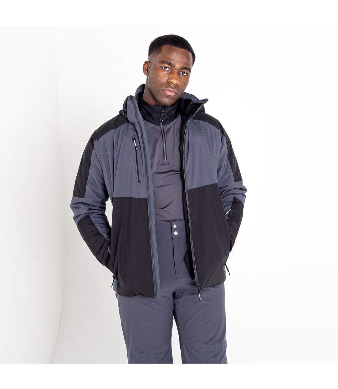 Regatta Mens Emulate Wintersport Jacket (Black/Ebony Grey) - UTRG7120-1
