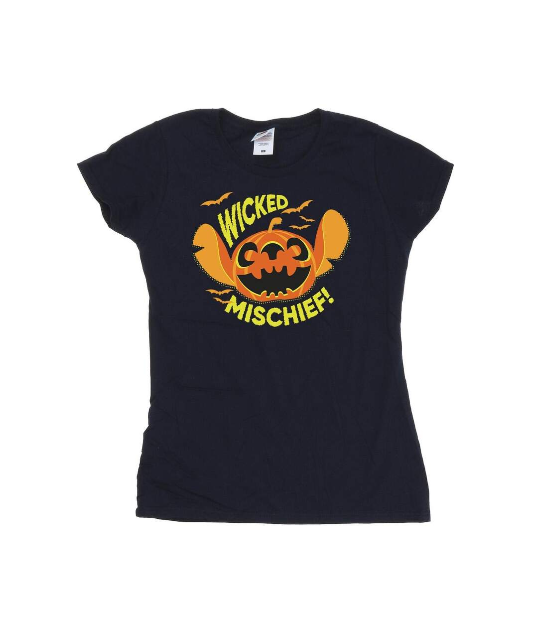 Disney T-shirt en coton Femmes/Ladies Lilo And Stitch Wicked Mischief (Bleu marine) - UTBI25653-1