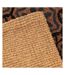 Paillasson en fibres de coco à motifs 75 x 45 cm Rosettes