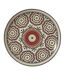 Lot de 6 Assiettes Plates Zahra 26cm Multicolore-1